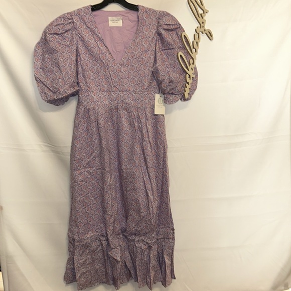 HYACINTH HOUSE
Lilac and Blush Icon Floral Lindley Dress - Picture 6 of 12